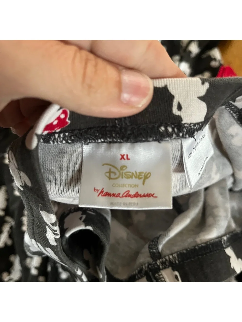 Disney Collection by Hanna Andersson Organic Cotton Mickey Mouse Pajama Set XL